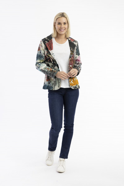 Printed Blazer