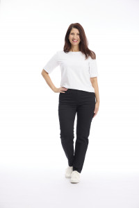 Full-Length Stretch Denim Pants