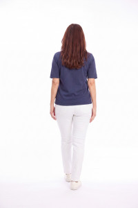 Full-Length Stretch Denim Pants