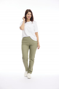 Full-Length Stretch Denim Pants