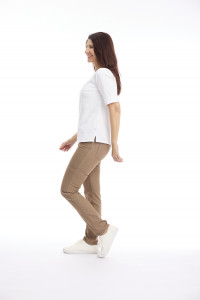 Full-Length Stretch Denim Pants