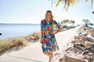 Charli Tassel Tie Dress