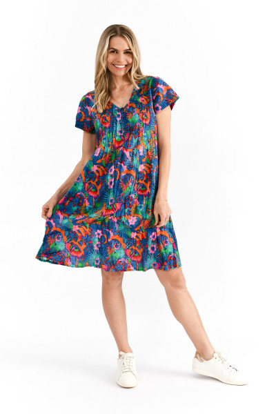 Nicola Dress Cap Sleeve