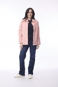 Cord Solid Shirt Jacket