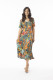 Guaratiba Dress Godet Short Sleeve
