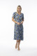 Las Cuevas Dress Godet Short Sleeve