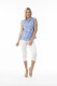 Aksharay Blue Cami