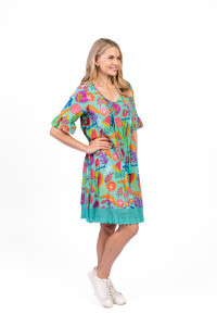 Hannah Tunic Boho Short Sleeve