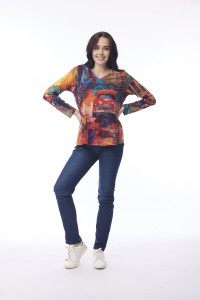 T-Shirt Contemporary V LS