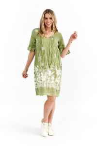 Hannah Tunic Boho Short Sleeve
