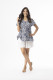 Aksharay Navy Top Pleated