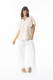Linen Solid Top Chinese Collar wide slv