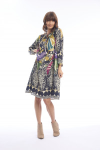 Tenerife Dress Placket Layered