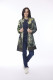 Digital Mid Length Coat