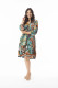 Guaratiba Dress V 3/4 Sleeve