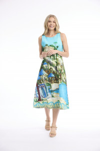 Tulum Dress Midi Sleeveless