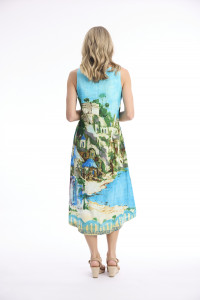 Tulum Dress Midi Sleeveless
