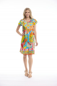 Mougins Dress Bib Pockets