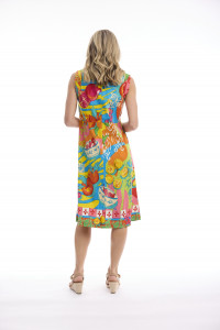 Mougins Dress Sleeveless Pleated