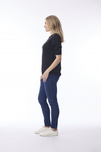 Knit T-shirt Crew Neck