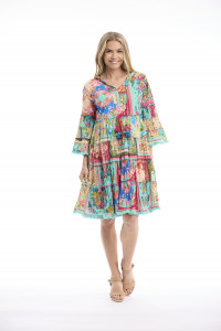 Foulard Fleurs Dress Layers