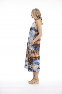 Nanjing Dress Midi Sleeveless