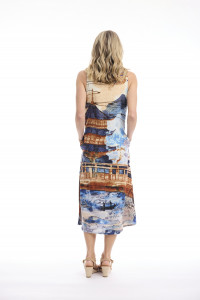 Nanjing Dress Midi Sleeveless
