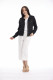 Linen Blend Jacket Fringe