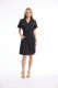 Linen Blend Dress Collar Buttonthrough