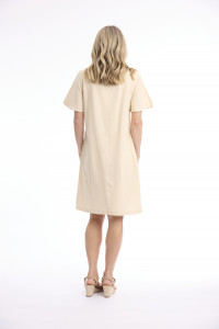 Linen Blend Dress Shift