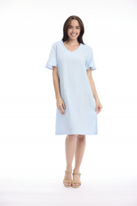 Linen Blend Dress Shift