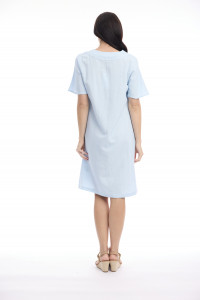 Linen Blend Dress Shift