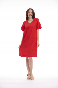 Linen Blend Dress Shift