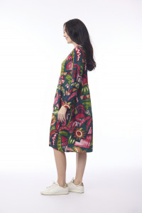 Printed Cotton Dress Bubble