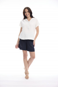 Linen Blend Shorts