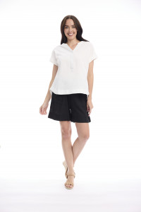 Linen Blend Shorts