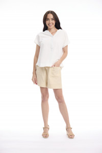 Linen Blend Shorts