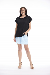 Linen Blend Shorts