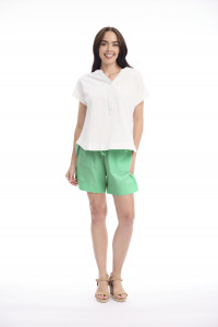 Linen Blend Shorts