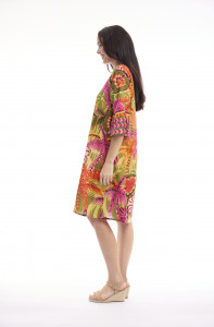 Tahiti Dress Contemporary Frill Sleeve