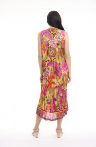 Tahiti Dress Maxi V Sleeveless