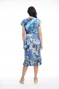 Nimes Dress Bias Front Pockets