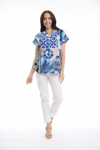Nimes Top Placket