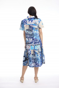 Nimes Dress Patch Long