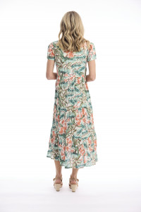 St Michiel Dress Midi Square Neckline