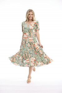 St Michiel Dress Godet