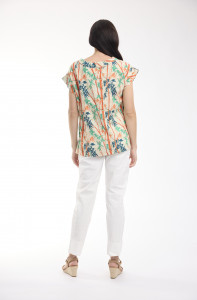 Garniers Top Rolled Neckline