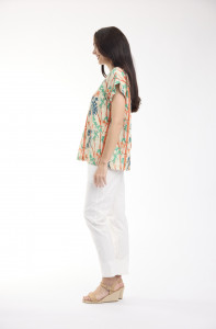 Garniers Top Rolled Neckline