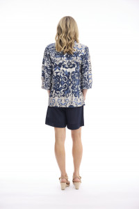 Monaco Top Frill Neckline