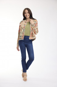 Gordes Jacket Fringe Main Print